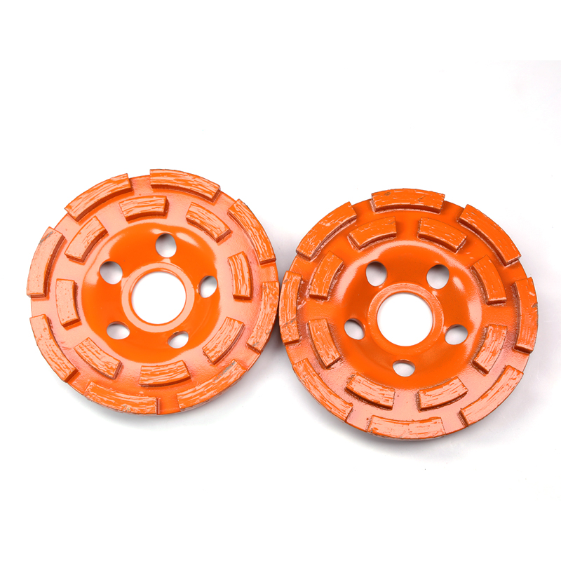 Wholesale Cold Pressed Double row Diamond Cup Wheels for Concrete