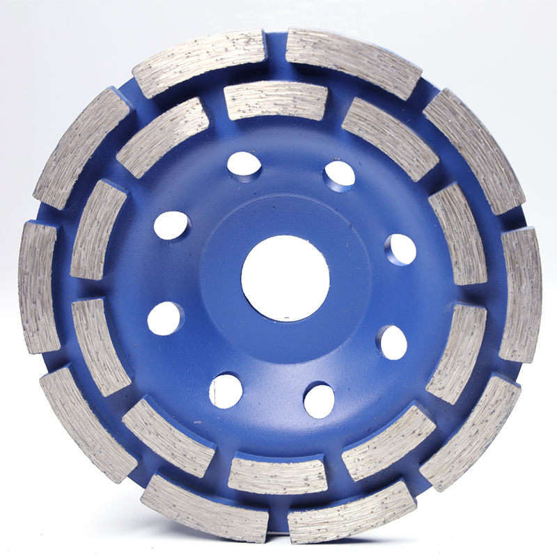 Cold Pressed Double Row Diamond Cup Wheel for Concrete