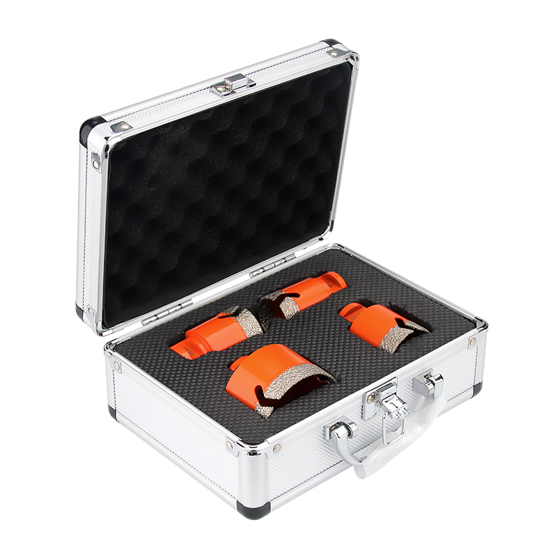 Porcelain Diamond Drill Bit set with Aluminum suitcase